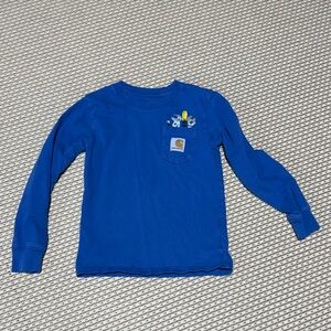 5 Carhartt Kids Royal Blue Long Sleeve Tee